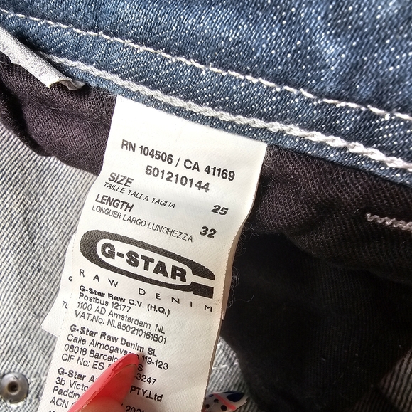 ★ G-STAR ★ Lynn Skinny ★ Premium Denim Jeans Size 25 x 32 - Picture 14 of 15